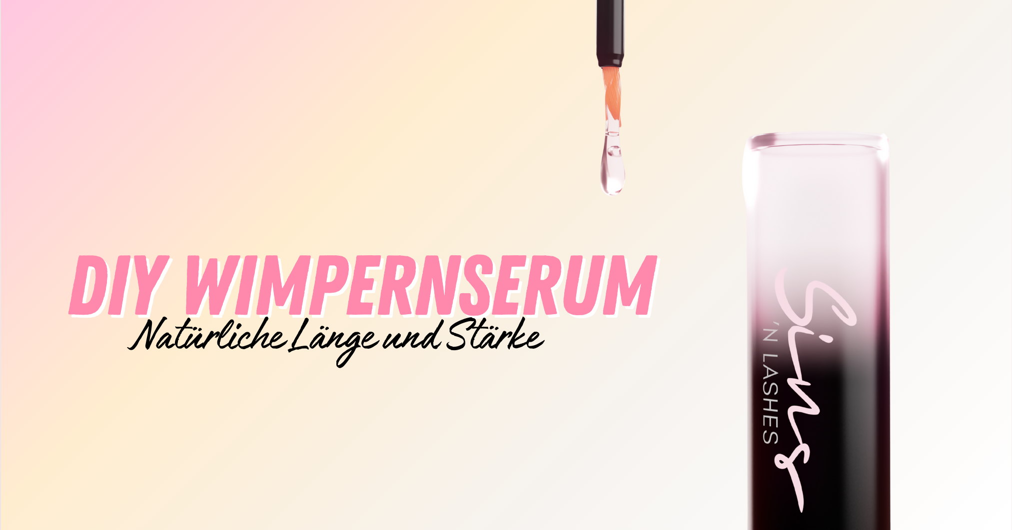 DIY Wimpernserum: Natrliche Lnge und Strke  Sins 'n Lashes