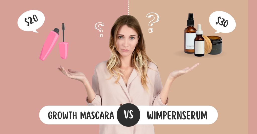 Growth Mascara vs Wimpernserum: Was ist die bessere Wahl für lange Wimpern?