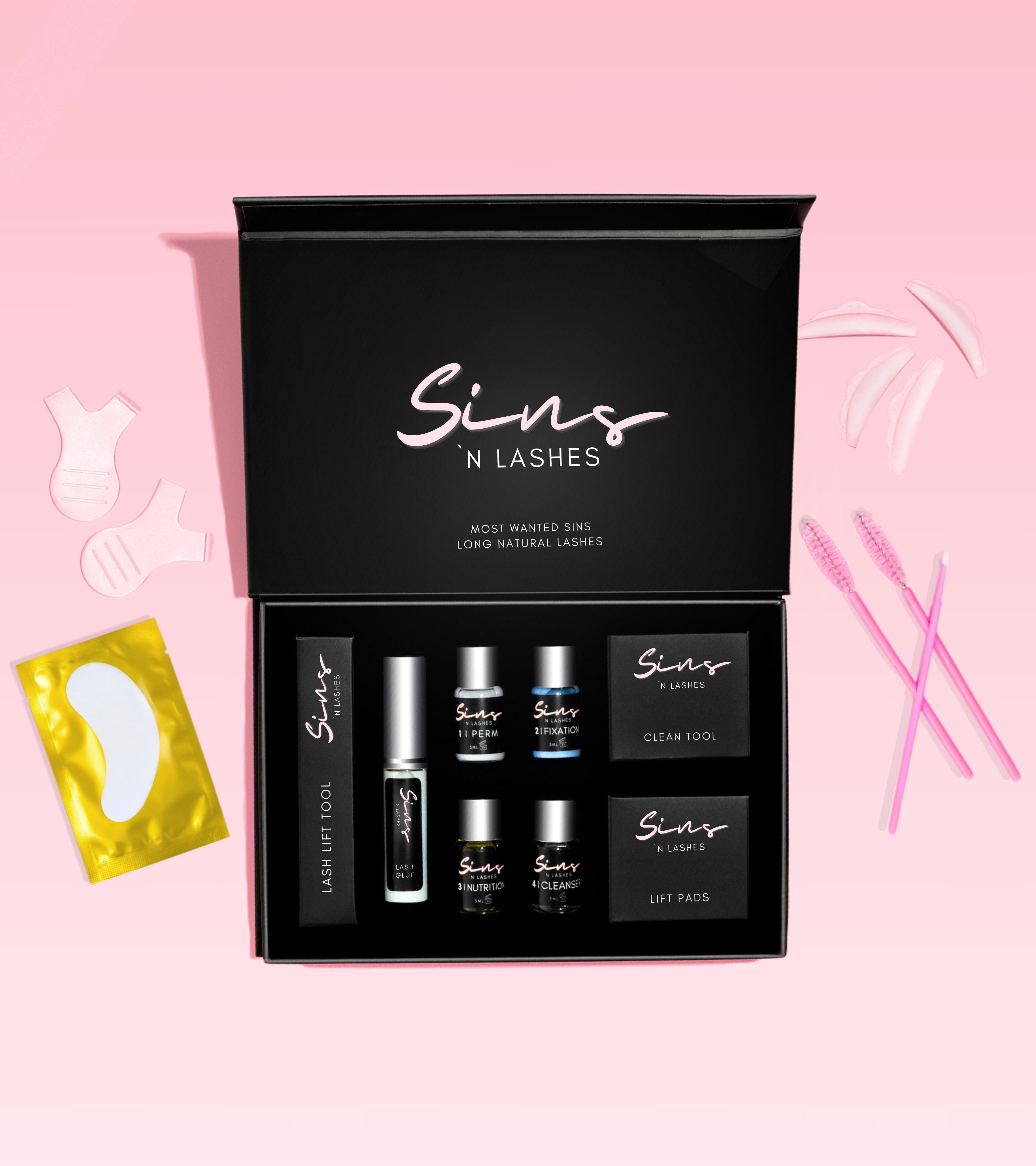 KIT LIFTING DE PESTAÑAS - Sins 'n Lashes | Pestañas rizadas - sinsnlashes