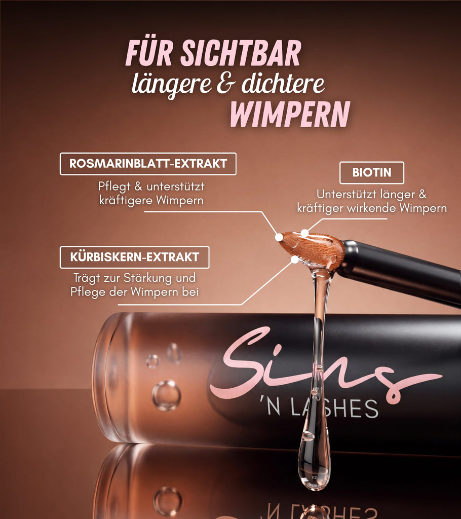 Eyelash Serum - Sins 'n Lashes | For Long & Voluminous Lashes